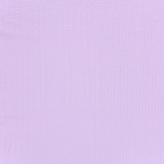 Rib Jacquard tela Lila con textura 