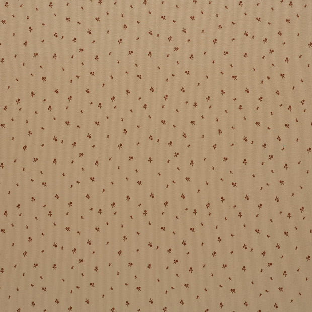 Rib Jersey stof Beige mat 