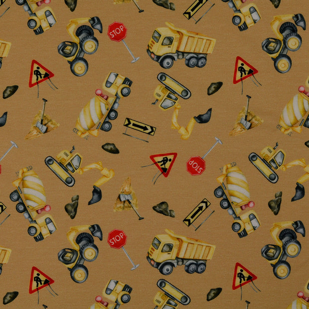 Jersey fabric Construction Beige