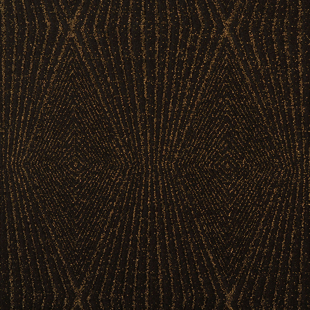 Jersey fabric Geometric pattern Gold