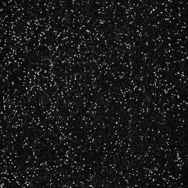 Mesh fabric Black shimmering 