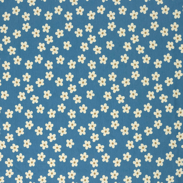 French Terry geraut fabrik Indigoblau 