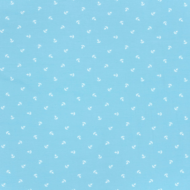 Jersey fabrik Babyblau weich 