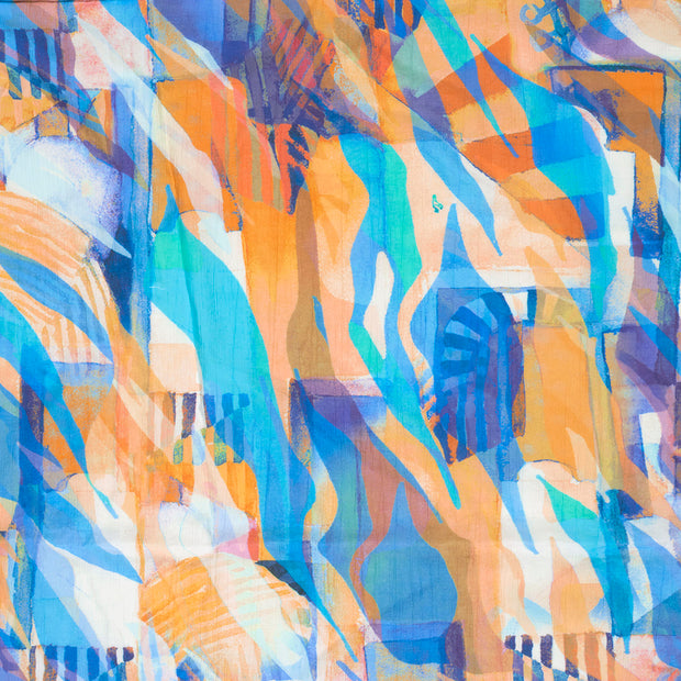  fabric Aqua crushed 
