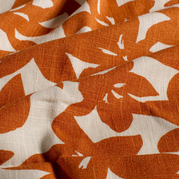  fabric Flowers Brique