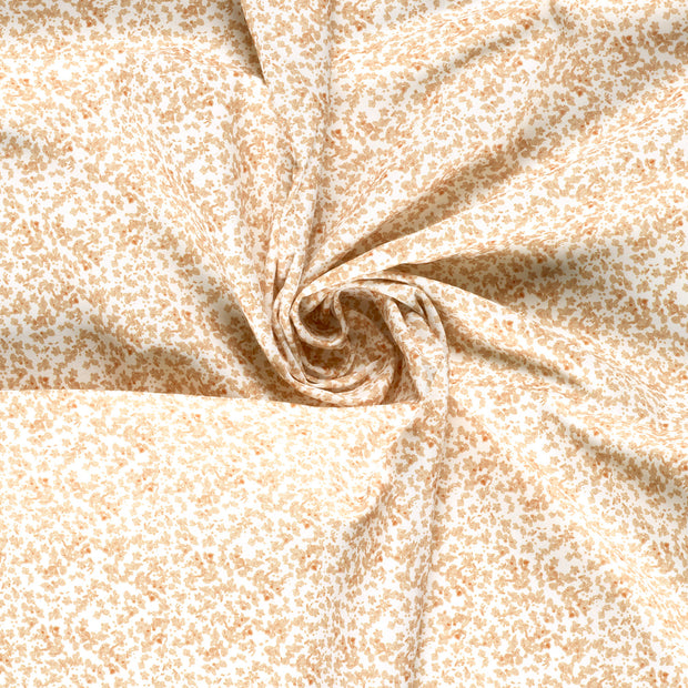 Twill fabric Brown printed 
