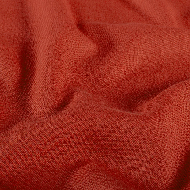 Woven Viscose Linen fabric Unicolour Dark Red
