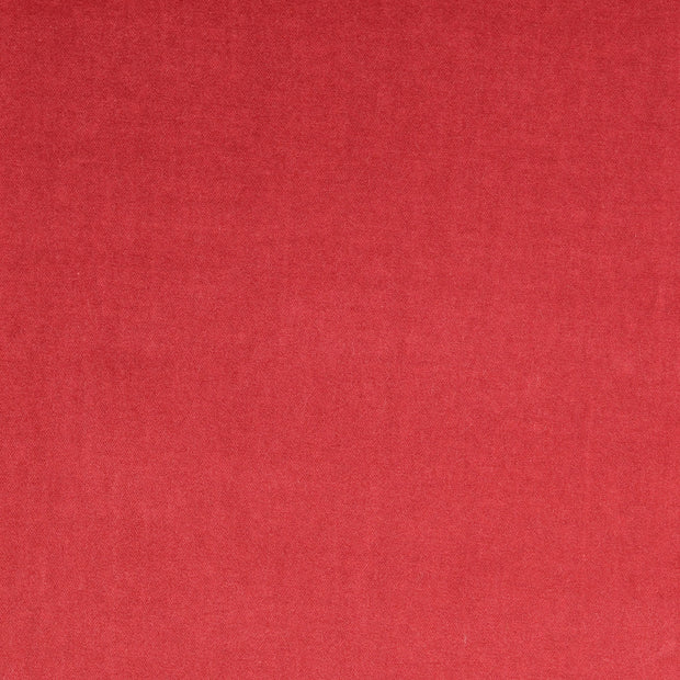Velours fabric Unicolour Red