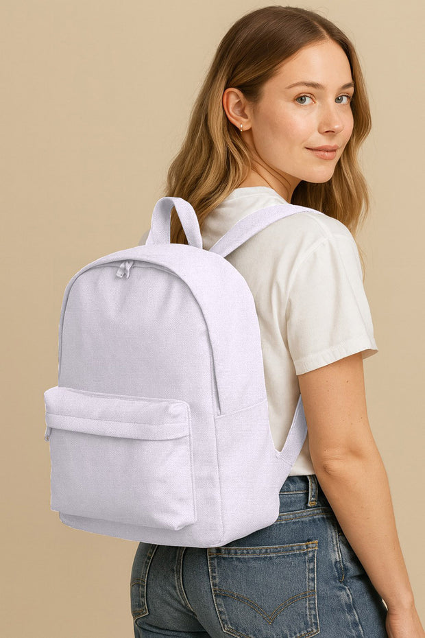 Canvas fabric Unicolour Optical White