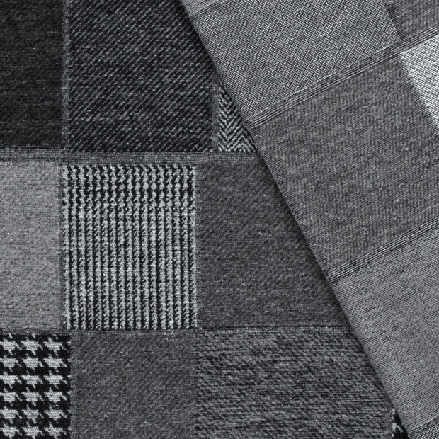 Jacquard fabrik Karo's gebürstet 