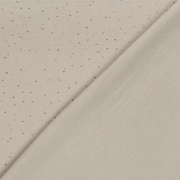 Muslin fabric Dots foiled 