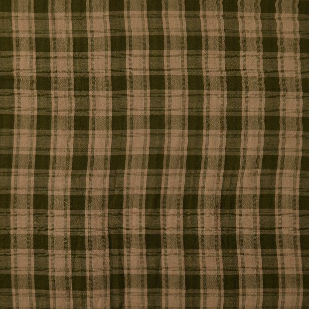 Muslin fabric Checks Multicolor