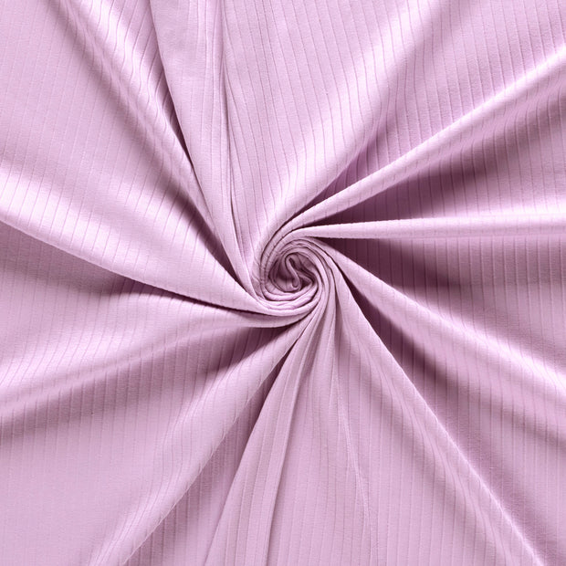 Rib Jersey tissu Lilas 