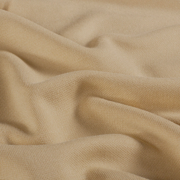 Rib Jersey fabric Unicolour Beige