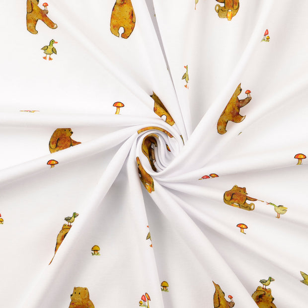 Jersey fabric White 