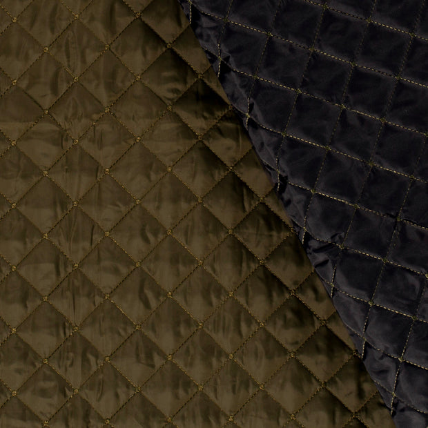  fabric Checks Khaki Green
