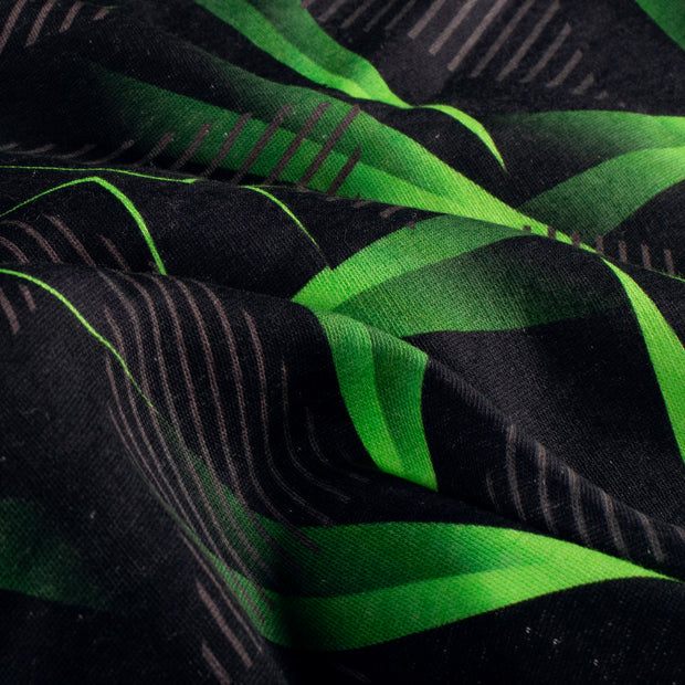Jogging fabric Abstract Black