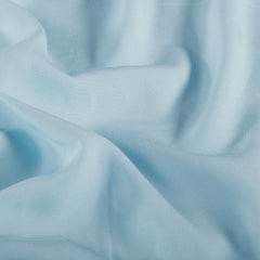 Viscose Poplin Unicolour Baby Blue