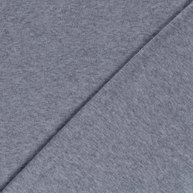 Heavy Knit fabric Melange brushed 