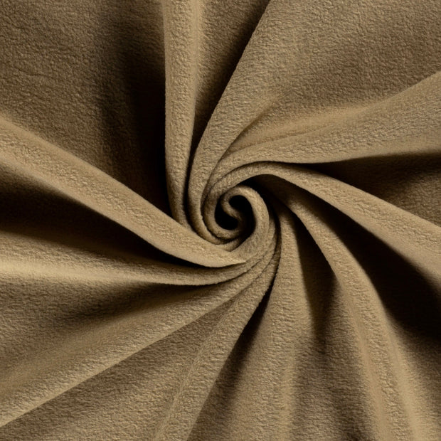 Polar Fleece fabric Unicolour Beige