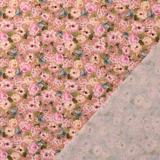 Cotton Poplin fabric Old Pink 