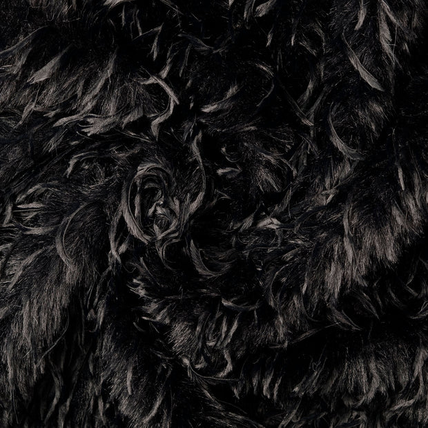 Jacquard de Punto tela Negro 