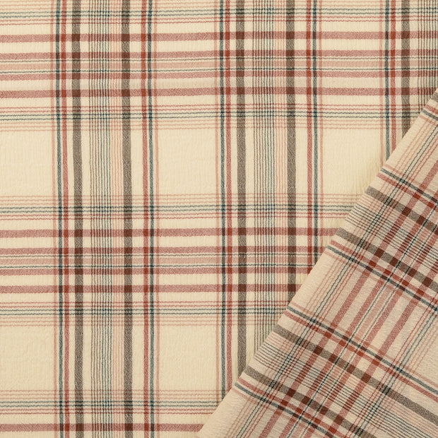 Voile tissu froissé 