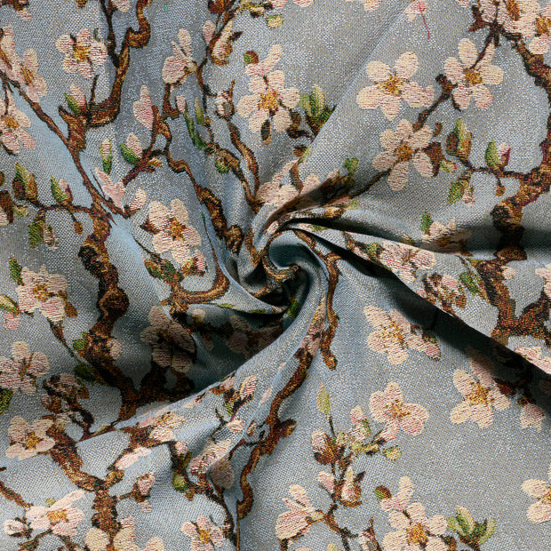 Gobelin stof Mint jacquard 