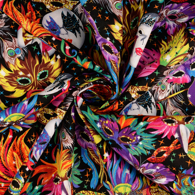 Cotton Poplin fabric Multicolor 