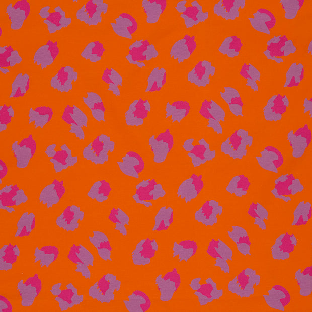 Jersey fabric Orange soft 