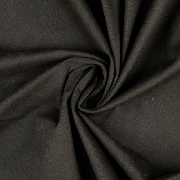 Sergé tissu Noir 