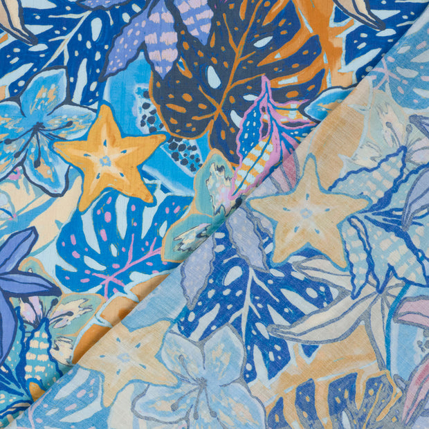  fabric Flowers digital printed 