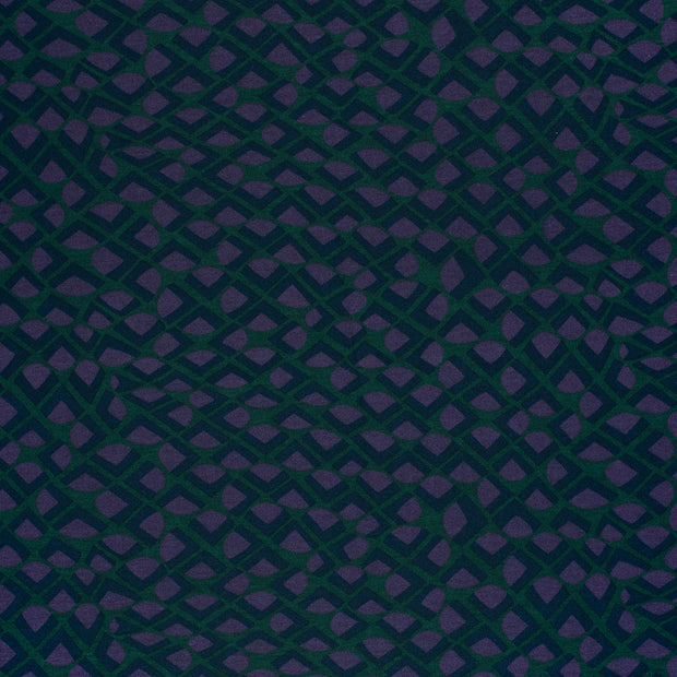 Poly Viscose Jersey fabric Dark Green matte 