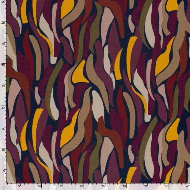Milano tissu Abstrait Brique