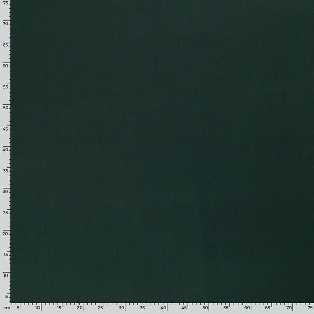 Viscose Poplin stof Effen Donker groen