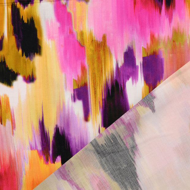 Viscose Poplin fabric Abricot 