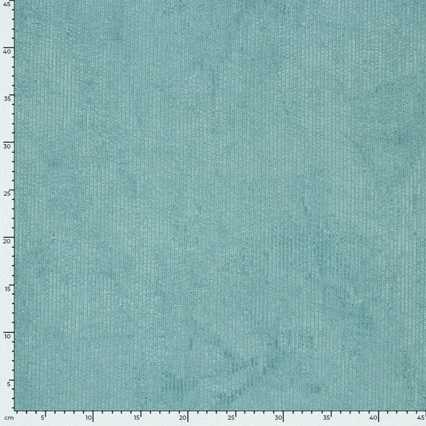 Corduroy 4.5w fabric Unicolour Dark Mint