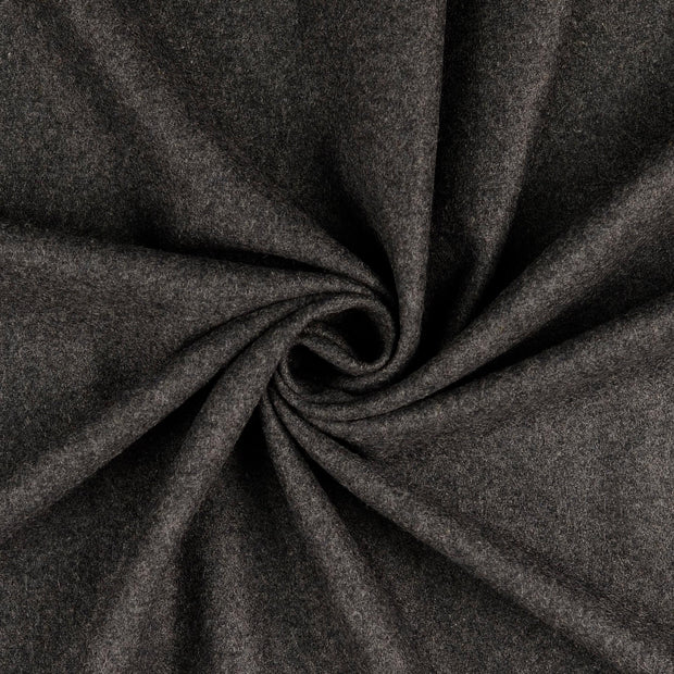 Wol Boucle stof Grijs 