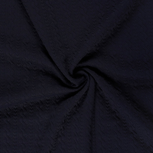 Heavy Knit stof Marine 