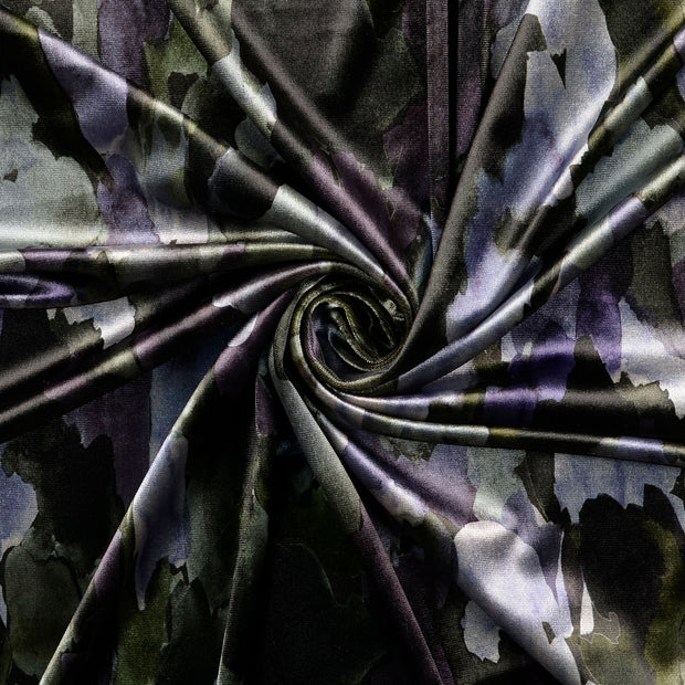 Velours fabric Multicolor 
