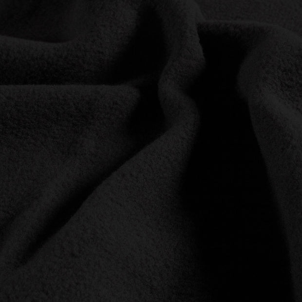Polaire tissu Unicolore Noir