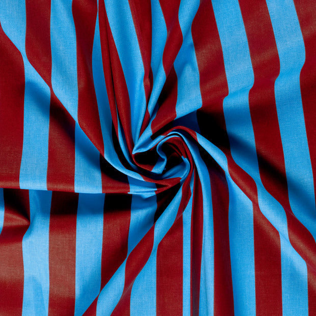 Panama fabric Aqua digital printed 