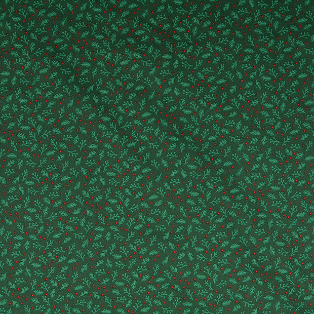  fabric Christmas Dark Green
