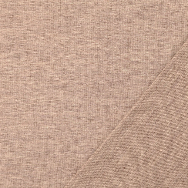 Wool Boucle fabric Beige yarn dyed 