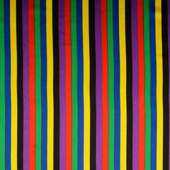 Satén estampado Rayas Multicolor