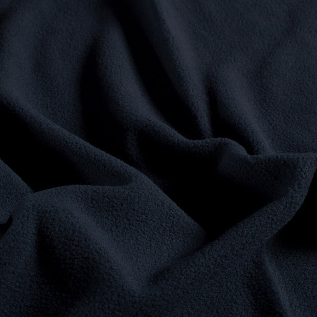 Fleece fabric Unicolour Navy