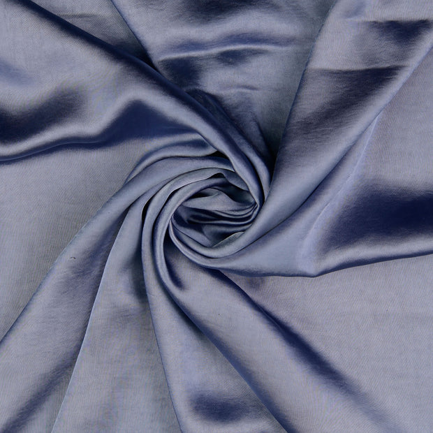 Satin fabric Indigo 