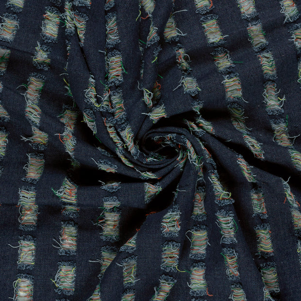 Jeans fabrik Marine vorgewaschen 