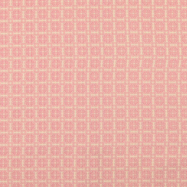 Seersucker fabric Geometric pattern Light Pink