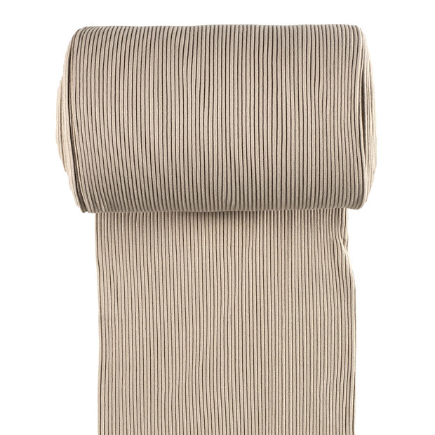 Cuff Material 3x3 rib fabric Beige 